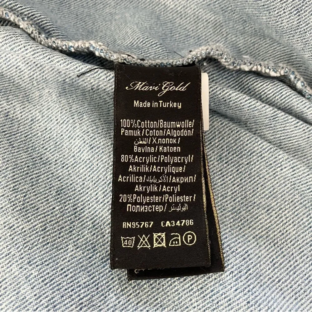 Mavi Gold Denim Sherpa Hooded Jacket* - Picture 8 of 11